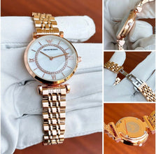 Round Emp***io Armani Ladies Watch