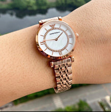 Round Emp***io Armani Ladies Watch