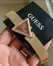 G**SS Analog Gold Dial Rose Gold Band Women's Stainless Steel Watch